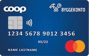 Coop Byggekonto kredittkort