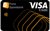 Fana Sparebank Visa kredittkort